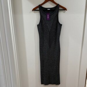 LASCANA Elegant Gray Sleeveless Dress